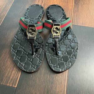 Gucci GG thong sandal